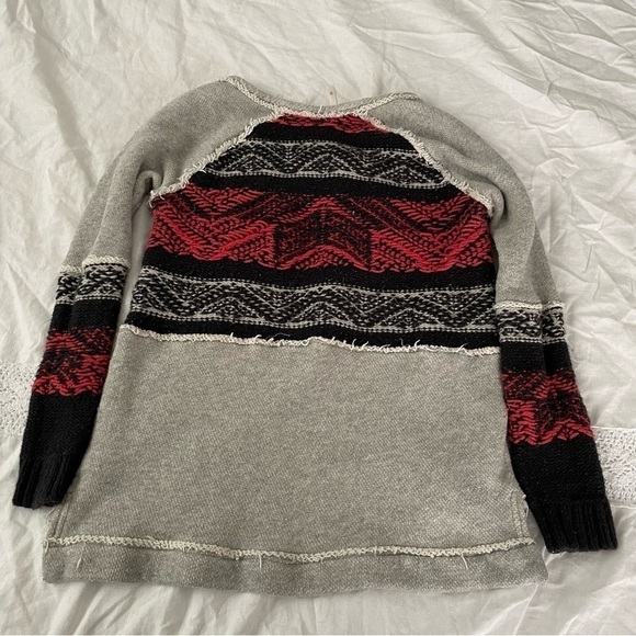 Free People XS Snow Angel Pullover Sweater bohemian high low - Picture 8 of 10